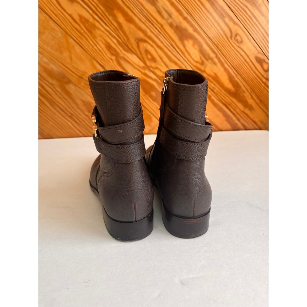 Tory Burch Gemini Link Leather Chelsea Ankle Boot 8.5 - Picture 6 of 8